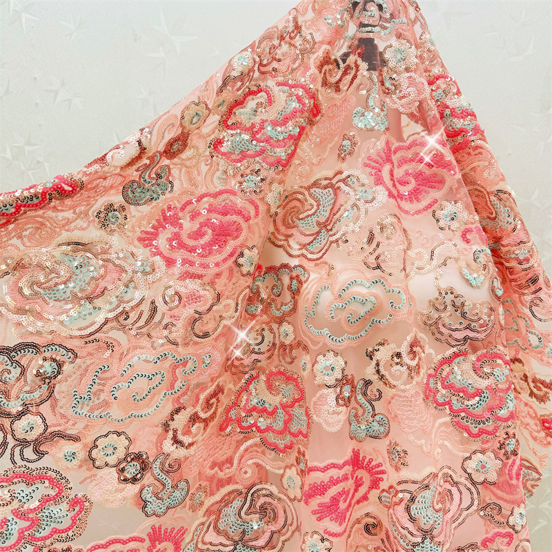 Embroidery Needle - 2 Jardas/lote Tecido de Renda Bordado