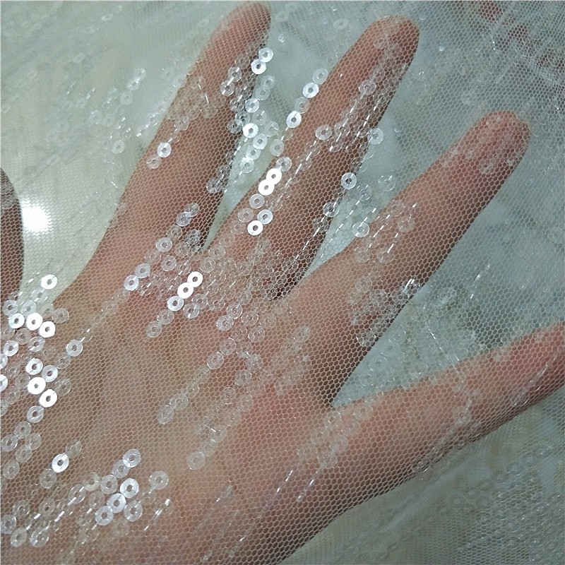 Embroidery Veil - Tecido de Tule Bordado para Vestidos