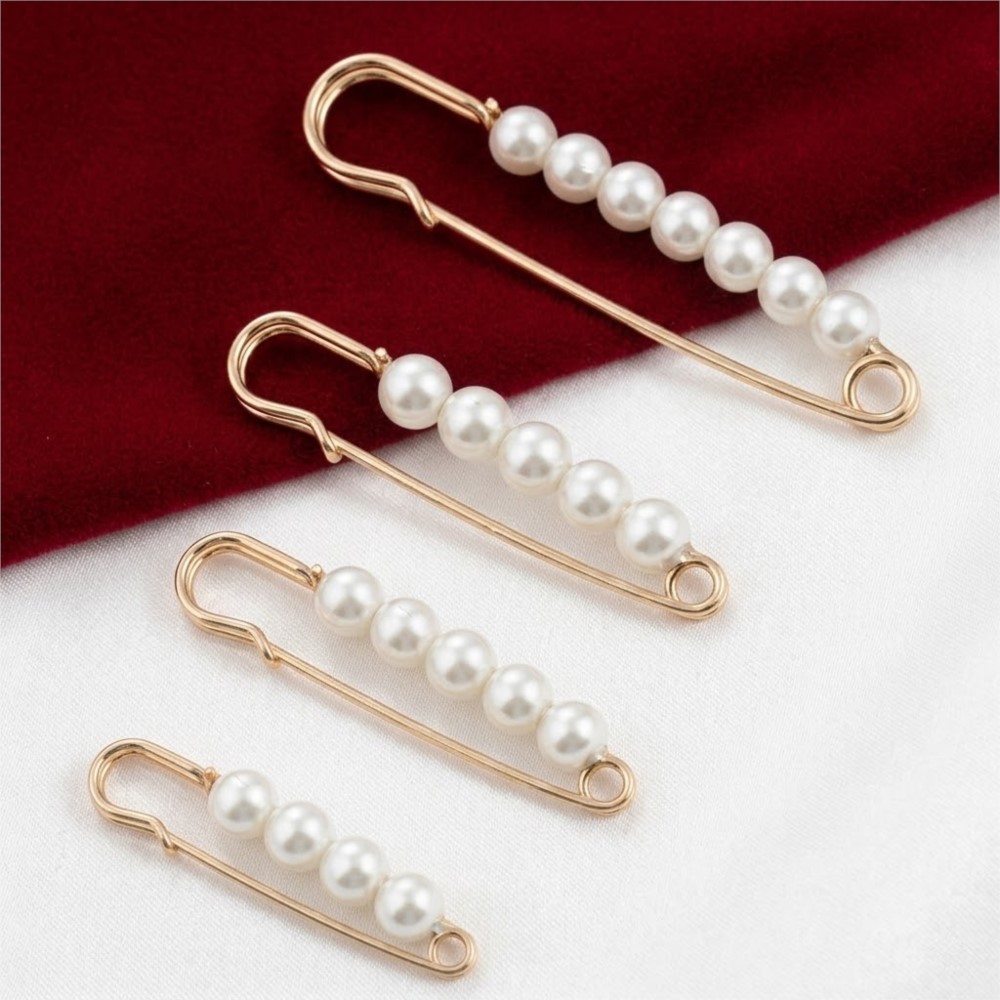Embroidery Simple - 10 Peças de Broches Decorativos Grandes