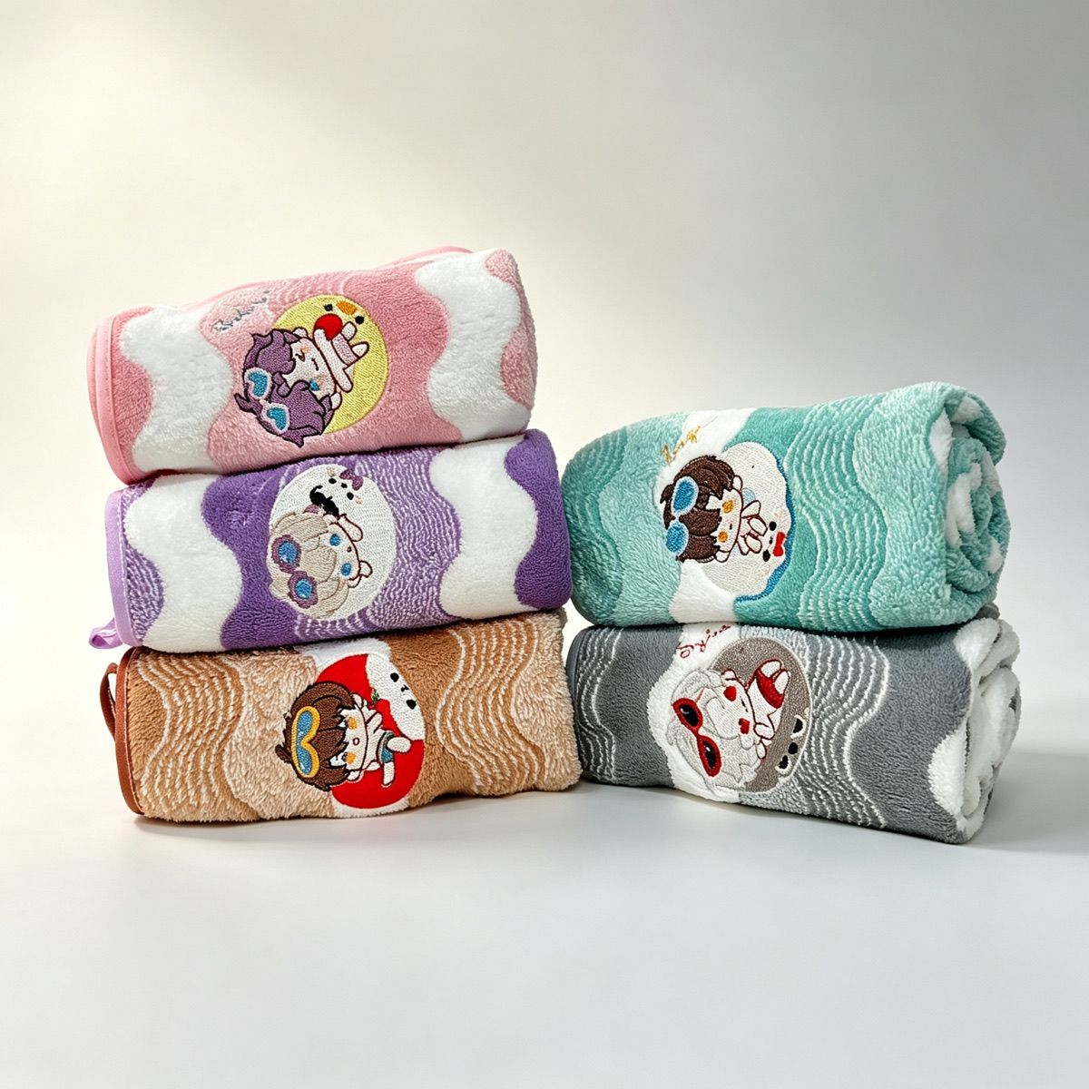 Embroidery Thread - Toalha de Mão de Coral Fleece