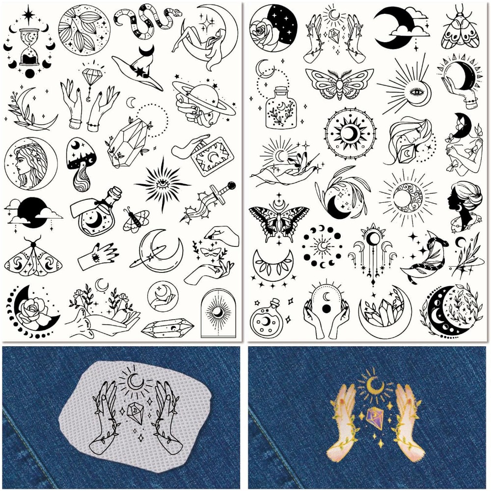 Embroidery Thread - 51 pçs boho lua solúvel em