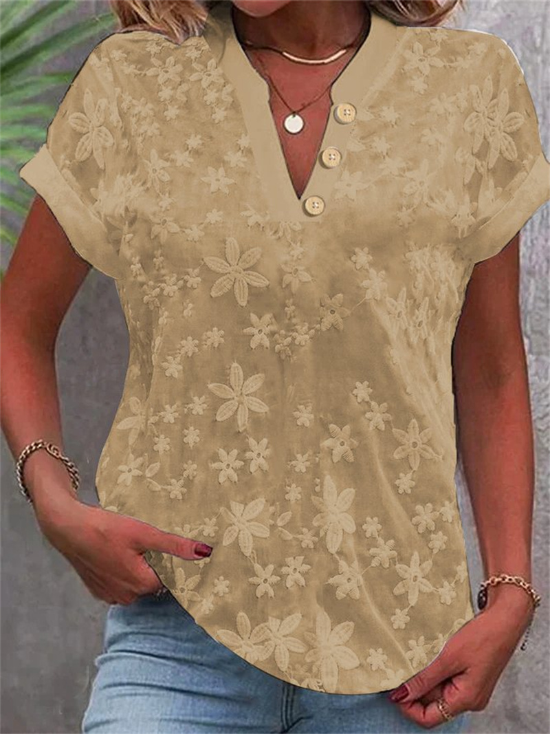 Verão feminino branco floral b - Embroidery On Shirt avaliação e preço