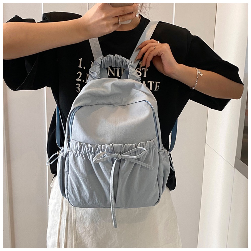 Mochila feminina estilo japonê - Embroidery Simple avaliação e preço