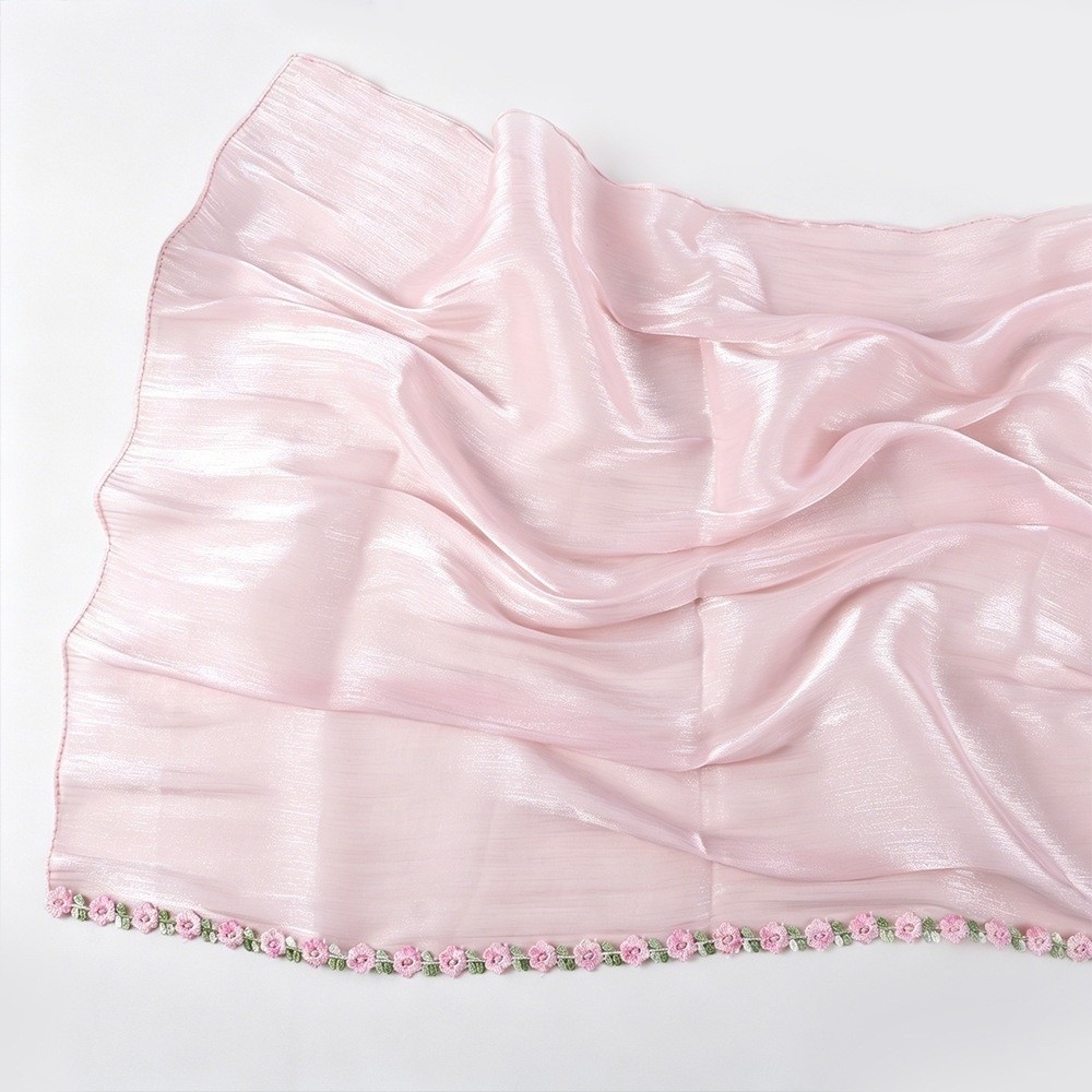 Lenço de Cabeça Feminino Versá - Embroidery Veil avaliação e preço
