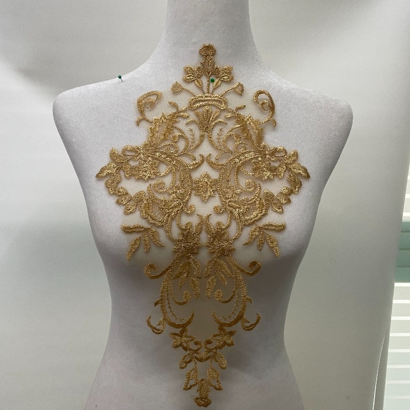 Tecido de Renda Bordada Exquis - Embroidery Veil avaliação e preço