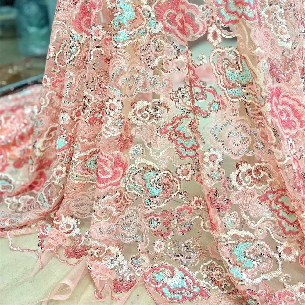 2 Jardas/lote Tecido de Renda  - Embroidery Needle avaliação e preço