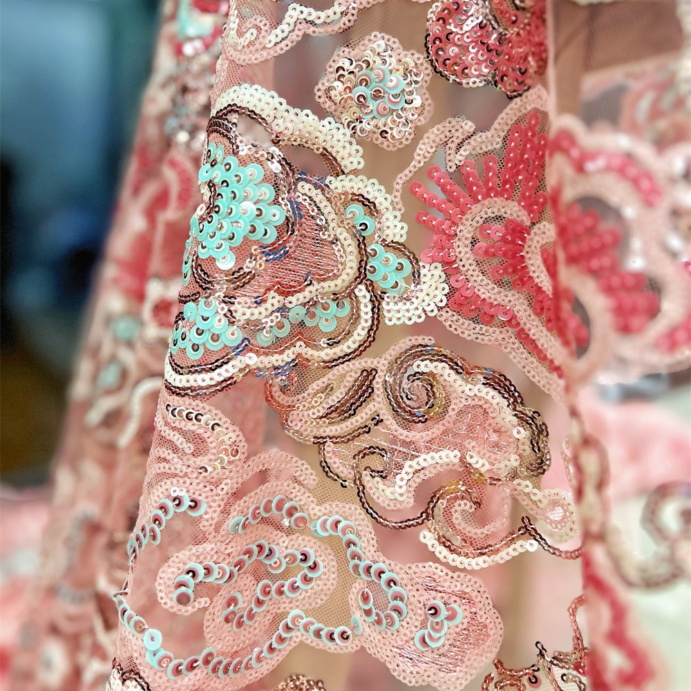 2 Jardas/lote Tecido de Renda  - Embroidery Needle avaliação e preço