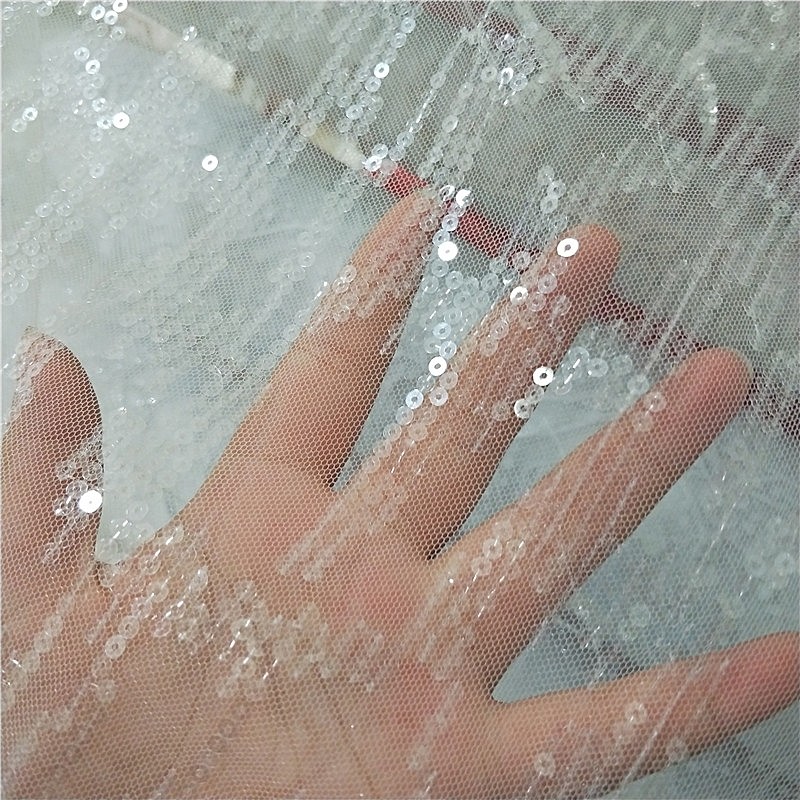 Tecido de Tule Bordado para Ve - Embroidery Veil avaliação e preço