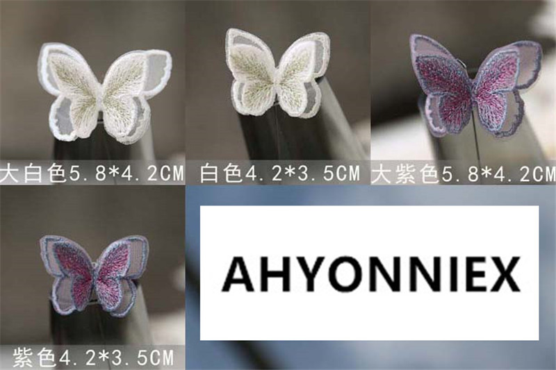 AHYONNIEX-Patch Borboleta Orga - Embroidery Veil avaliação e preço