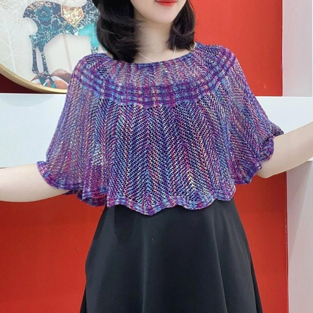 Xale de Crochê Estilo Pulôver  - Embroidery Simple avaliação e preço