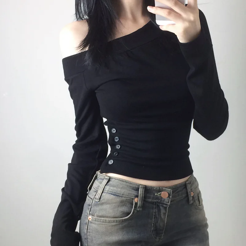 Camiseta Vintage Y2K com Botõe - Embroidery Fashion avaliação e preço