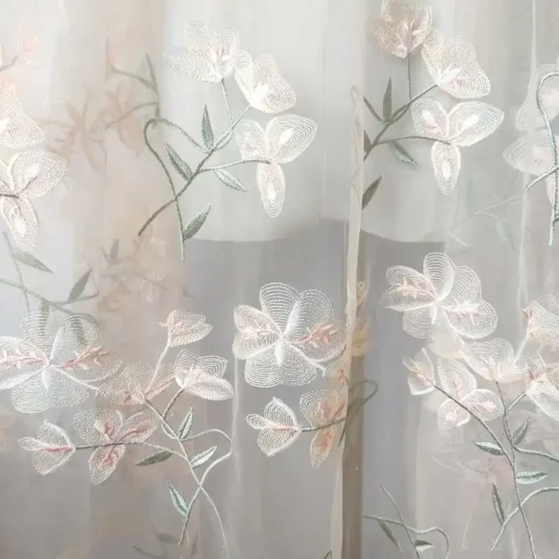 Tecido de renda floral lindo,  - Embroidery Veil avaliação e preço