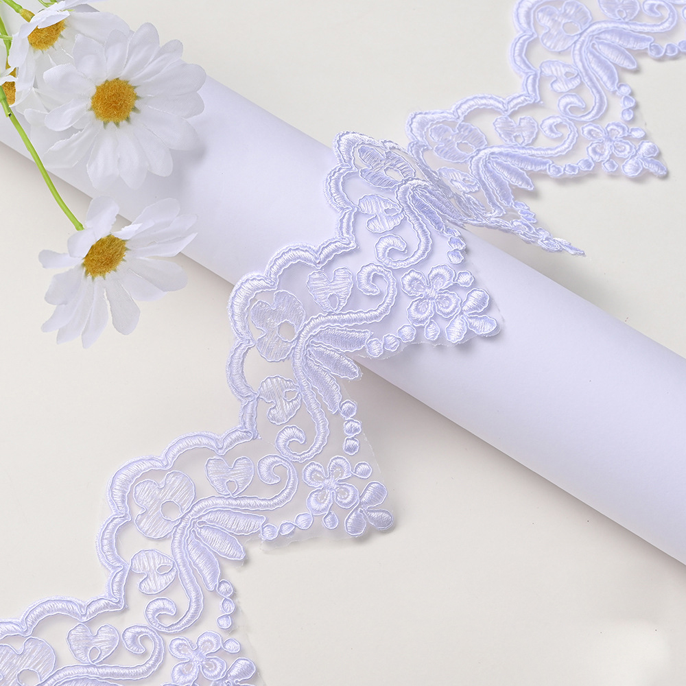 1 jarda bordado renda guarniçã - Embroidery Veil avaliação e preço